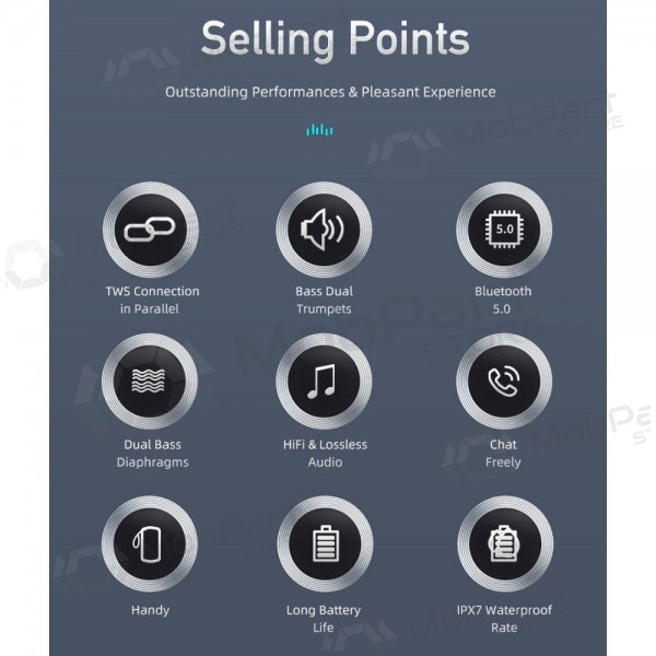 Bluetooth pārnēsājams skaļrunis Awei Y669 31W melns
