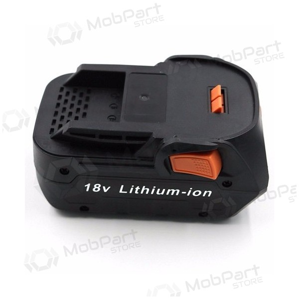 Akumulators AEG / RIDGID R840083 18V instrumentiem 6Ah Li-ion ar uzlādes indikatoru (rezerves)