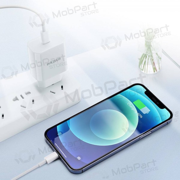 Lādētājs Dux Ducis C50 PD 20W Quick Charge (balts)