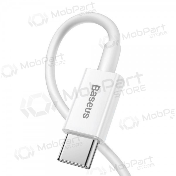 Kabelis Baseus Superior Type-C - Lightning PD 20W 0.25m (balts) CATLYS-02