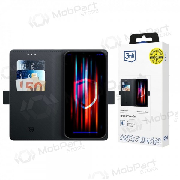 Xiaomi 17T Pro maciņš - 3mk Wallet Case - melns