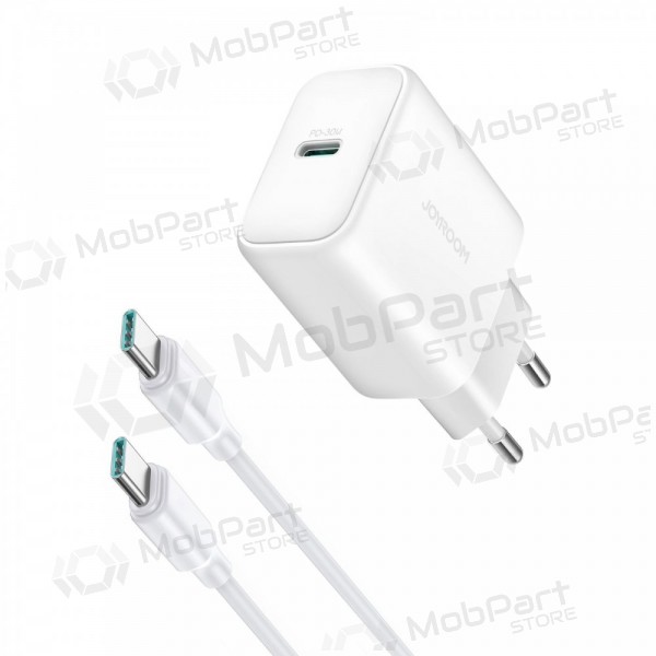 Lādētājs Joyroom JR-TCF24 USB-C PD30W + USB-C to USB-C cable 1.0m balts