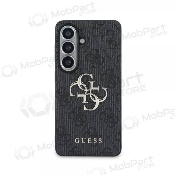 Samsung Galaxy S26 maciņš - Guess PU 4G Metal Logo (pelēks)
