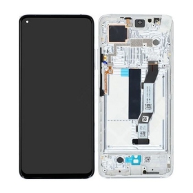 Xiaomi Mi 10T / Mi 10T Pro / Redmi K30S ekrāns (sudraba) (ar rāmīti) (service pack) (oriģināls)