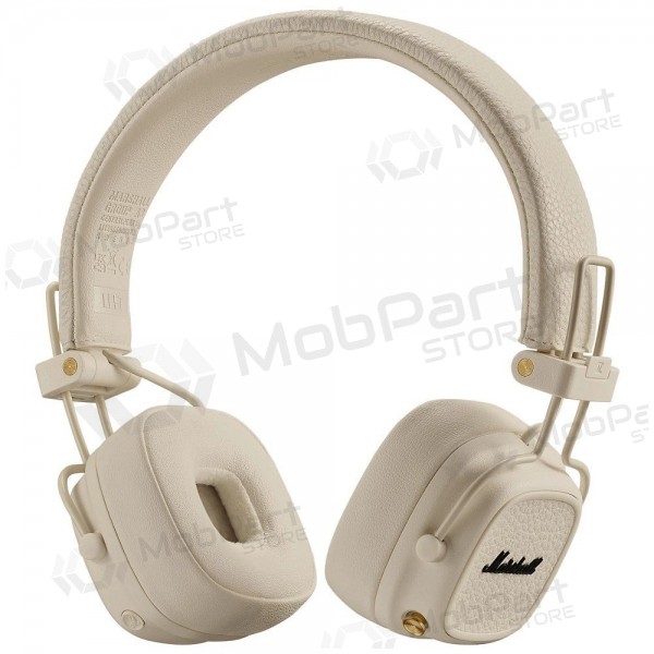 Bezvadu austiņas Marshall Major V Bluetooth USB-C 3,5 mm ar mikrofonu
