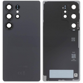 Samsung Galaxy S25 Ultra aizmugurējais vāciņš (melns) (oriģināls)