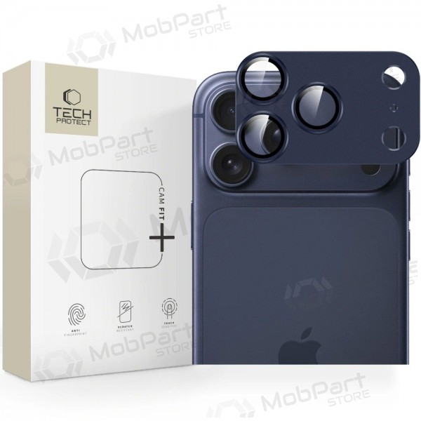 Apple iPhone 17 Pro Max kameras aizsargs - Tech-Protect CamFull Fit+ (Deep Blue)