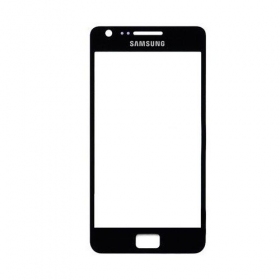 Samsung i9100 Galaxy S2 Ekrāna stikliņš (melns) (for screen refurbishing)