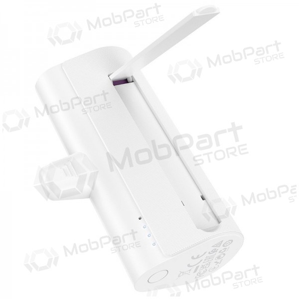 Ārējā baterija Power Bank Borofone BJ35 Lightning 5000mAh balta