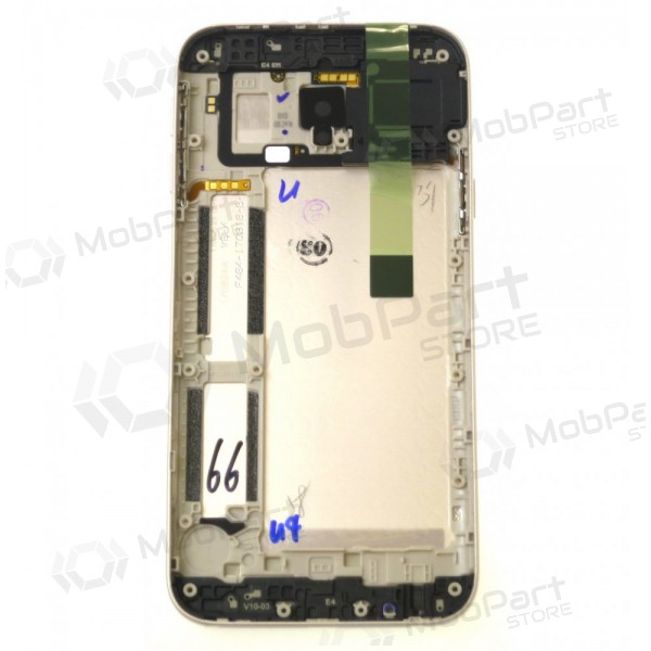 Samsung J330 Galaxy J3 2017 aizmugurējais baterijas vāciņš (zelta) (lietots grade C, oriģināls)