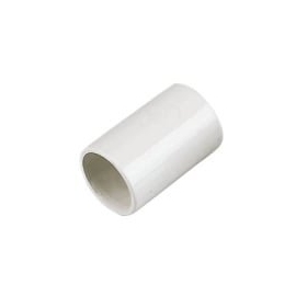 Tiesusarjungimas 25mm vamzdžiamsar išplatintu galu, balts (150)