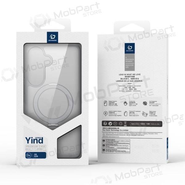 Samsung Galaxy S26 Ultra maciņš - Dux Ducis Yind Magnetic Stand (pelēks)