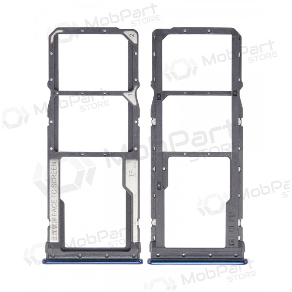 Xiaomi Redmi Note 8, Redmi Note 8 2021 SIM kartes turētājs (zils)