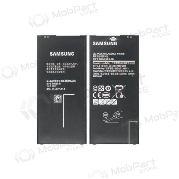 Samsung J415F Galaxy J4 Plus / J610F Galaxy J6 Plus baterija / akumulators (3300mAh) (service pack) (oriģināls)