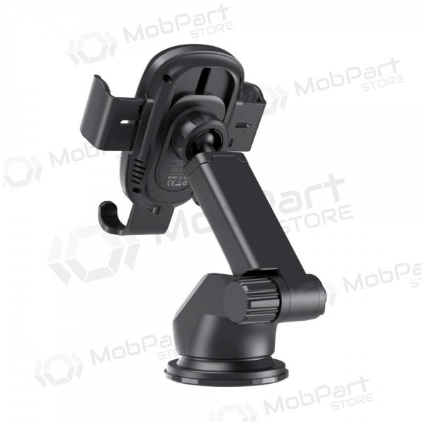 Automobilinis laikiklis-lādētājs Choetech T203-F 15W Gravity Car Charger Holder melns
