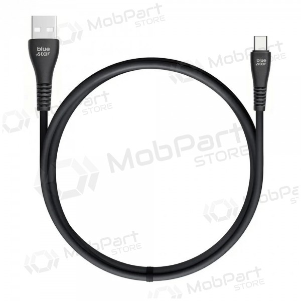 Lightning kabelis Blue Star PJ-DG4-A USB-A uz Lightning 1 m melns