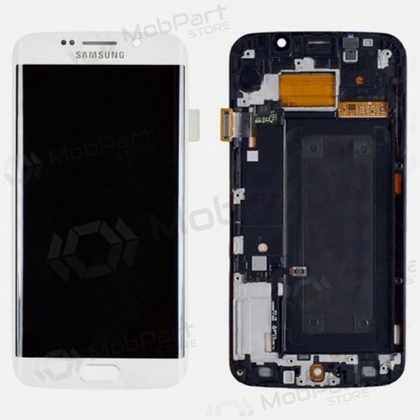 Samsung G925F Galaxy S6 Edge ekrāns (balts) (ar rāmīti) (service pack) (oriģināls) Samsung G925F Galaxy S6 Edge ekrāns (balts) (ar rāmīti) (service pack) (oriģināls)