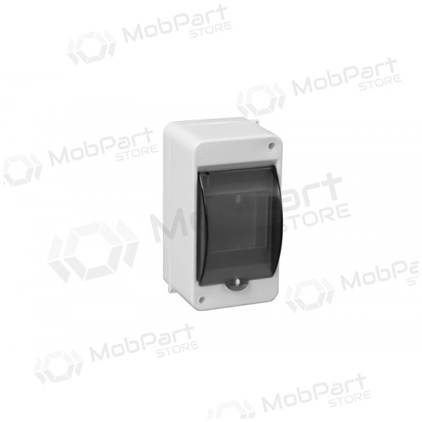 Pawbol 3 mod. virštinkinis skydelis C.2061 (su caurspīdīgsom durelėm,ar įžeminimo gnybtais, balts)