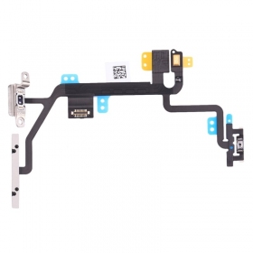 Apple iPhone 8 / SE 2020 on / off ieslēgšanas, audio vadības, zibspuldzes un mikrofona šleife  (lietots Grade A, oriģināls)