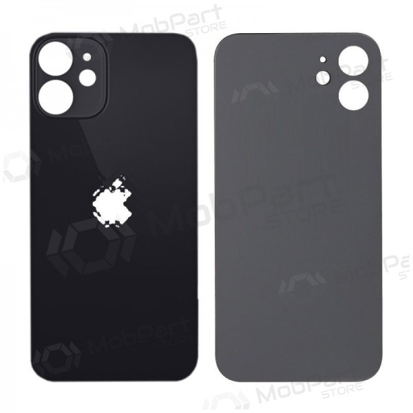 Apple iPhone 12 mini aizmugurējais vāciņš (melns)