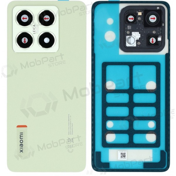 Xiaomi 14T 5G aizmugurējais vāciņš (dzeltenīgi zaļš) (oriģināls)