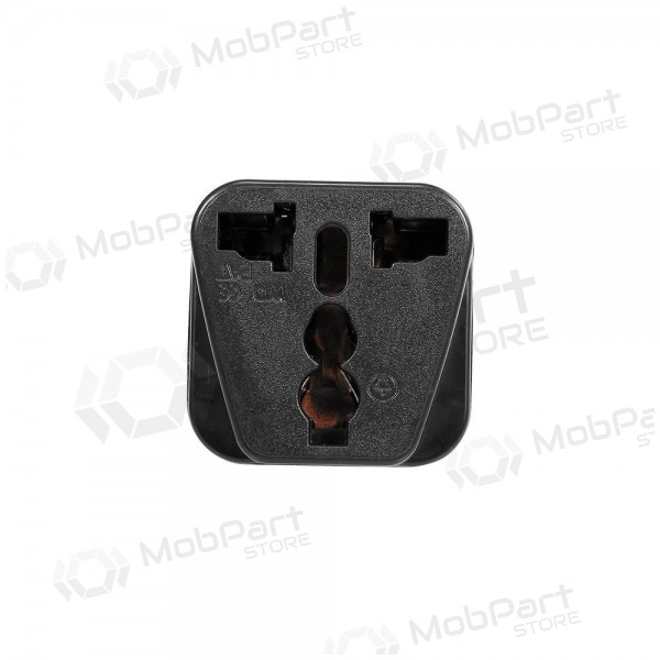 Įkrovimo adapteris USA/UK/CN-EUR melns