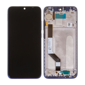 Xiaomi Redmi Note 7 ekrāns (zils) (ar rāmīti) (service pack) (oriģināls)