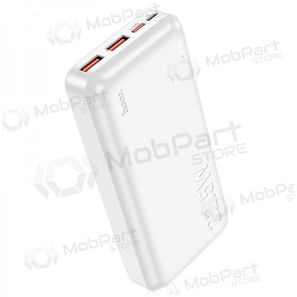 Ārējā baterija Power Bank Hoco J101A PD 20W+Quick Charge 3.0 22.5W 20000mAh balta
