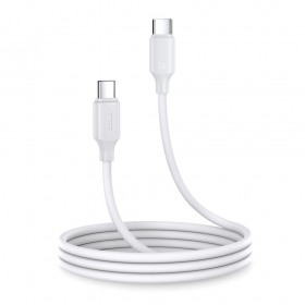 USB kabelis Joyroom S-CC060A9 Type-C to Type-C 60W 1.0m balts