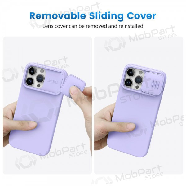Apple iPhone 14 vāciņš „Nillkin Silicone“ (šviesiai violets)