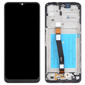 Samsung A226 Galaxy A22 5G ekrāns (melns) (ar rāmīti) (service pack) (oriģināls)