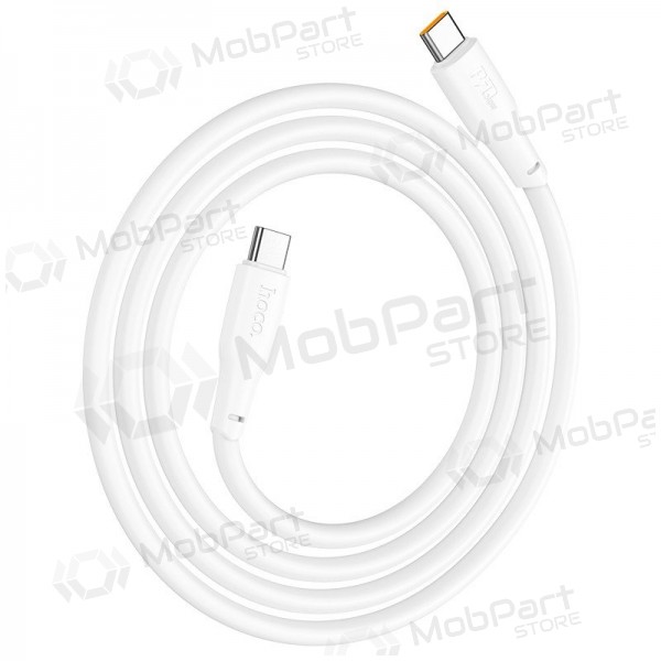USB kabelis Hoco X93 60W USB-C to USB-C 2.0m balts