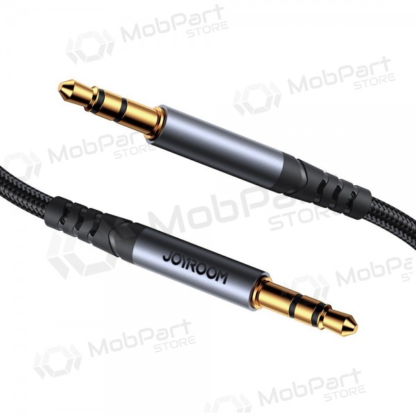 Audio kabelis Joyroom SY-A08 3,5mm to 3,5mm 1.2m melns