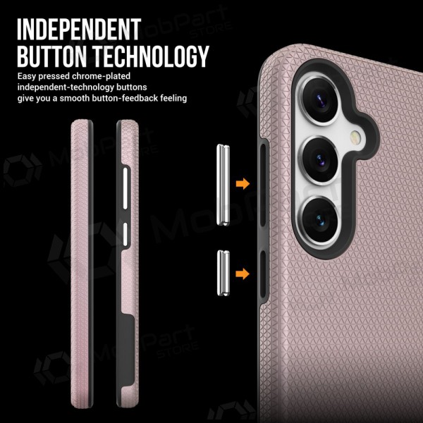 Maciņš / vāciņš Perfectionists Triangle Case Samsung A266 A26 5G rožinio aukso Maciņš / vāciņš Perfectionists Triangle Case Samsung A266 A26 5G rožinio aukso