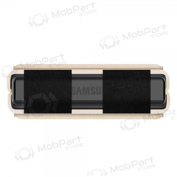 Samsung Galaxy Z Flip4 maciņš „Nillkin Leather“ (zelta) Samsung Galaxy Z Flip4 maciņš „Nillkin Leather“ (zelta)