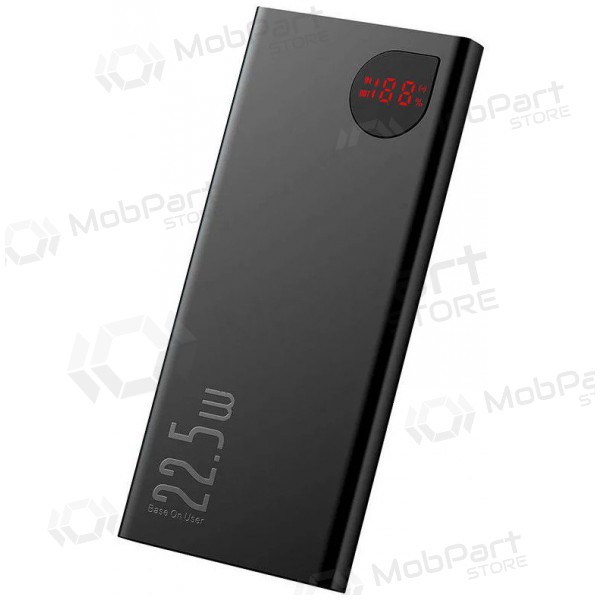 Ārējā baterija Power Bank Baseus Adaman 22.5W 10000mAh melna PPAD070001
