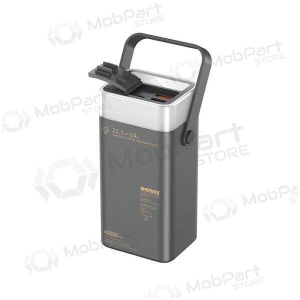 Ārējā baterija Power Bank Remax RPP-596 22.5W 40000mAh pelēka