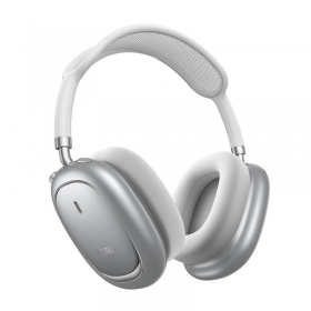 Bezvadu austiņas ar mikrofonu Hoco W68 ANC Bluetooth sudraba