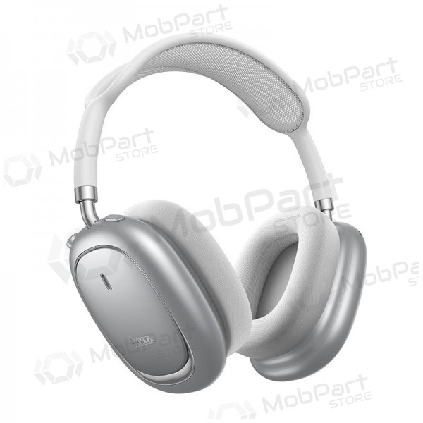 Bezvadu austiņas ar mikrofonu Hoco W68 ANC Bluetooth sudraba