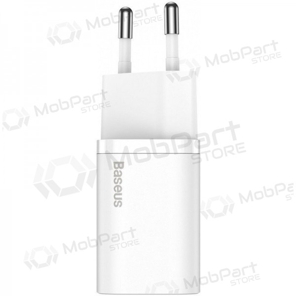Lādētājs buitinis Baseus Super Si 25W + Type-C 1.0m balts TZCCSUP-L02