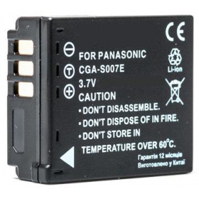 Panasonic CGA-S007 fotokameras baterija / akumulators