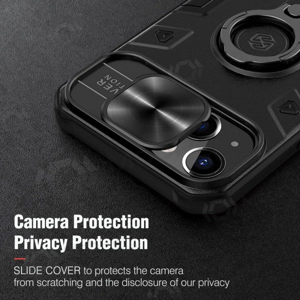 Apple iPhone 14 Pro maciņš / vāciņš „Nillkin Armor Pro“ (melns) Apple iPhone 14 Pro maciņš / vāciņš „Nillkin Armor Pro“ (melns)