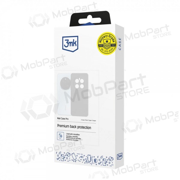 Samsung Galaxy A27 maciņš - 3MK Matt Case - melns