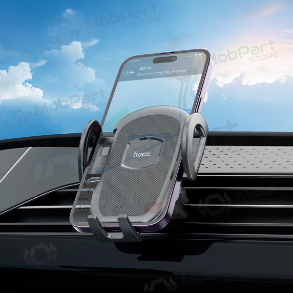Tālruņa turētājs automobiļiem Hoco H8 (air vent) melns