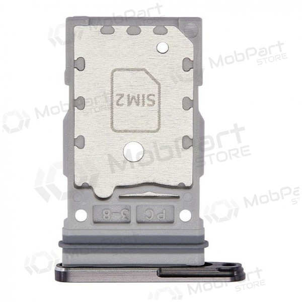 Samsung S918 Galaxy S23 Ultra Dual SIM kartes turētājs (melns) (service pack) (oriģināls)