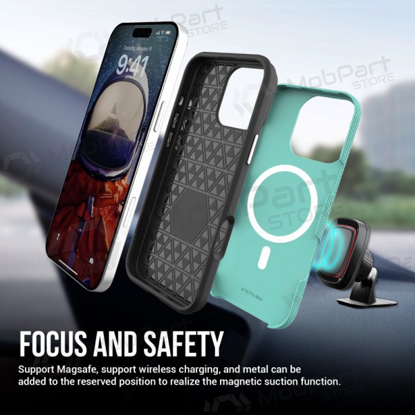 Maciņš / vāciņš Perfectionists Triangle Mag Case Apple iPhone 11 zaļš Maciņš / vāciņš Perfectionists Triangle Mag Case Apple iPhone 11 zaļš