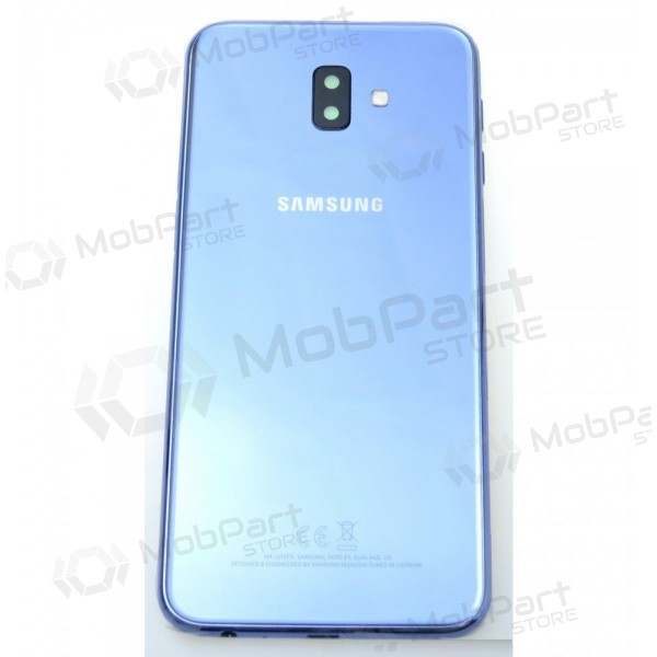 Samsung J610 Galaxy J6+ 2018 aizmugurējais baterijas vāciņš (zils)