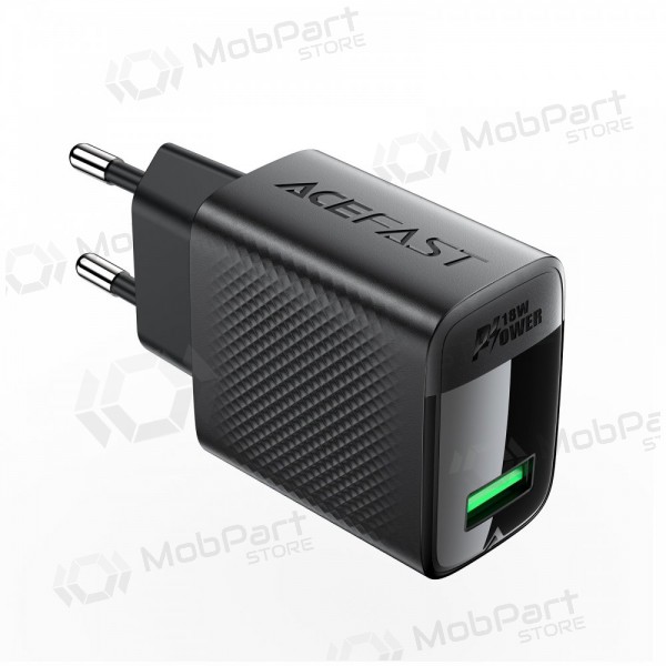 Lādētājs Acefast A90 18W USB-A melns