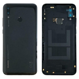 Huawei P Smart 2019 aizmugurējais baterijas vāciņš (melns) (lietots grade B, oriģināls)