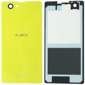 Sony Xperia Z1 Compact D5503 aizmugurējais baterijas vāciņš (dzeltens)